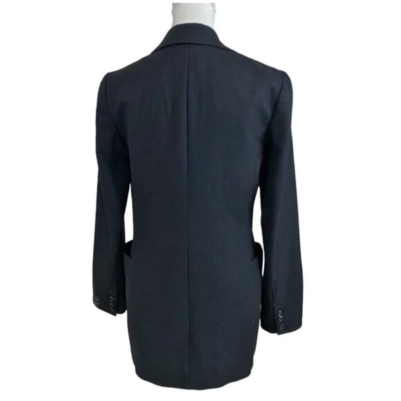 Aritzia Talula Babaton Black Wool Single Breasted Boyfriend Blazer - 4 - Picture 3 of 7